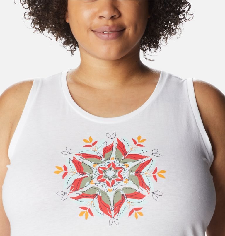 Women's Columbia Bluff Mesa Tanks White | Plus Size CA-XL086